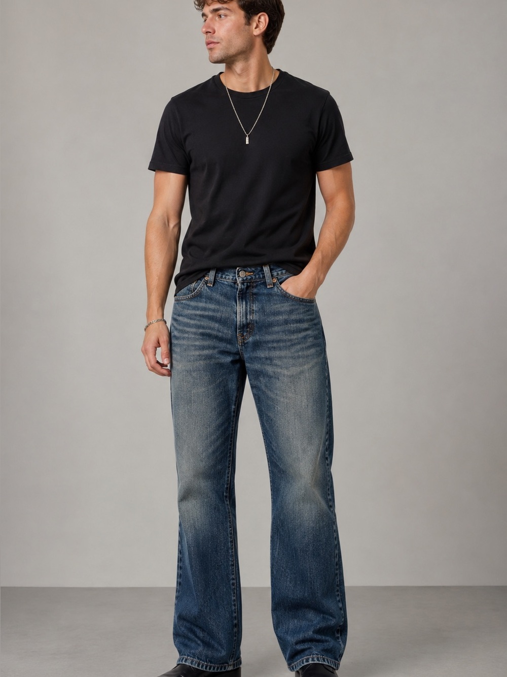 Levi’s 550 Jeans Men’s 34x34 Relaxed Fit Straight Leg Medium Wash Denim